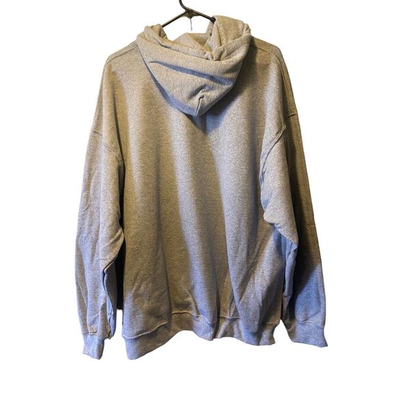 Disc Golf Patriotic FLAG Basket Vinyl Logo XL Pullover Hoodie Grey - Picture 2 of 8